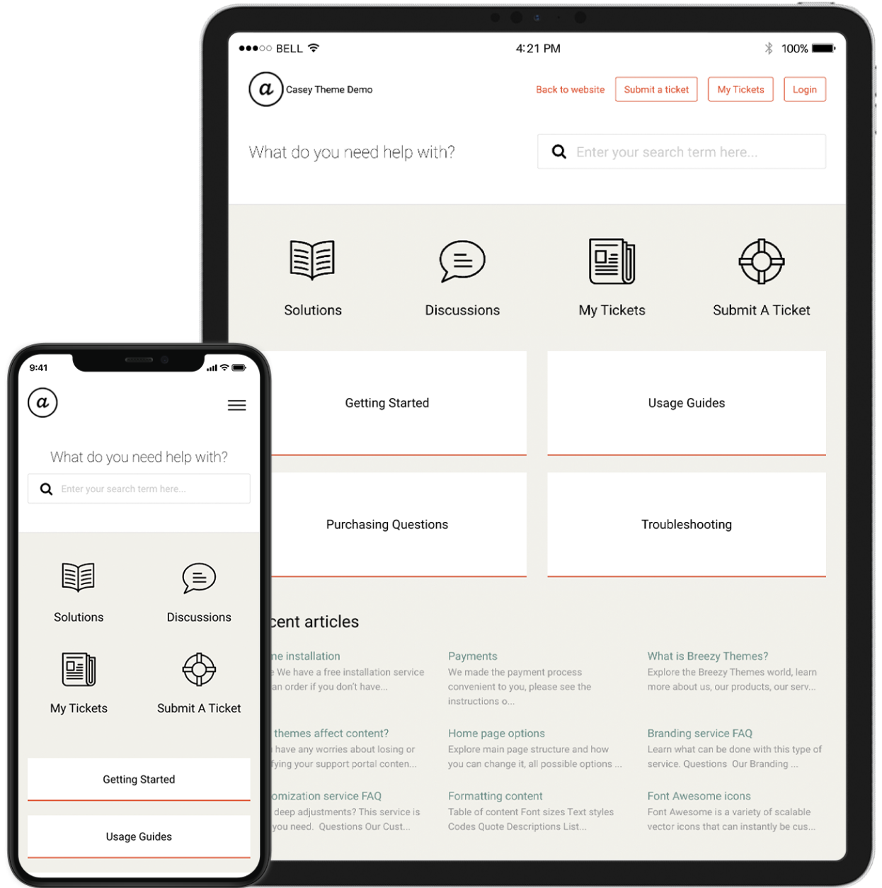 responsive Casey Solid