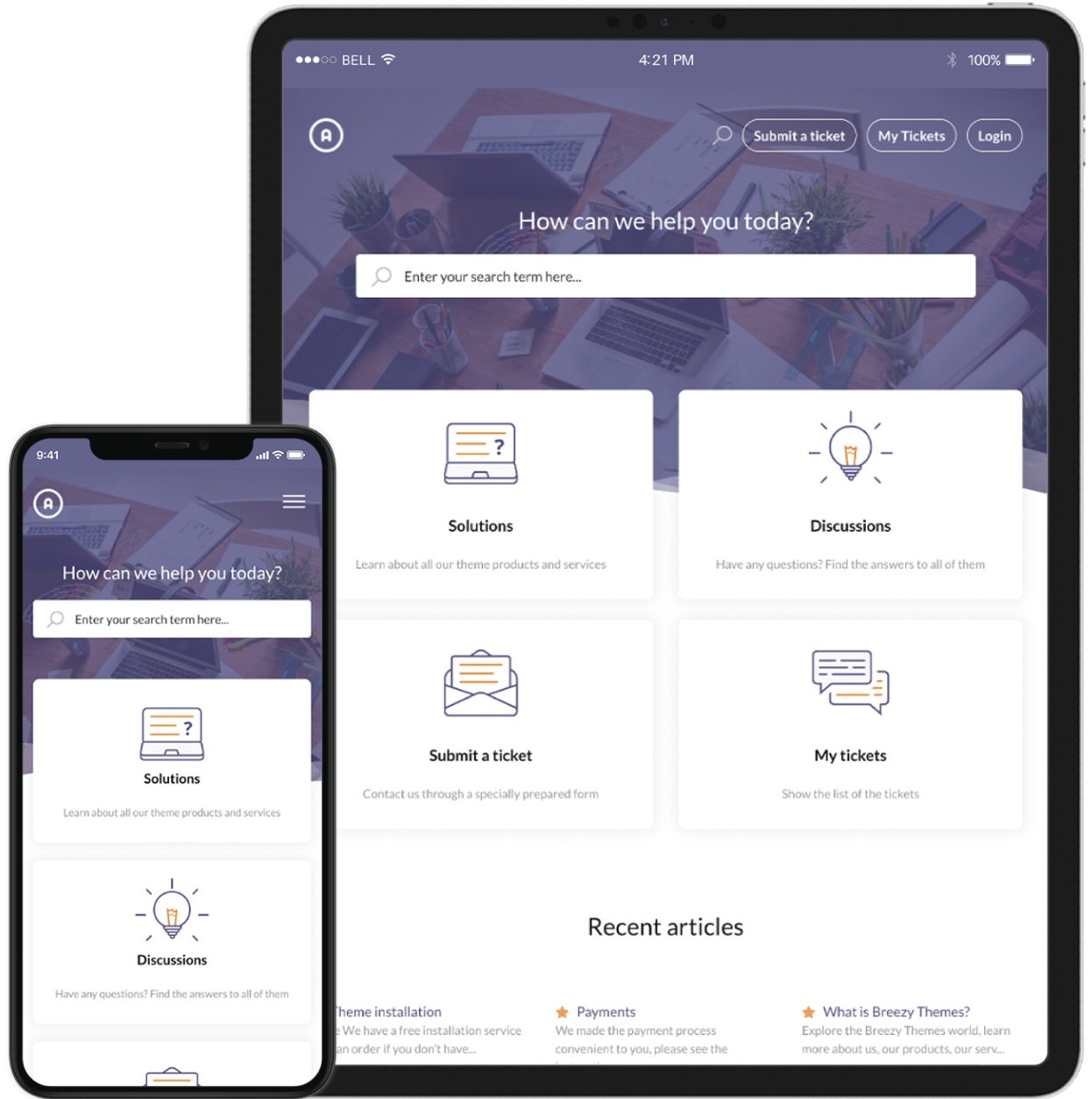 responsive Moose Purple