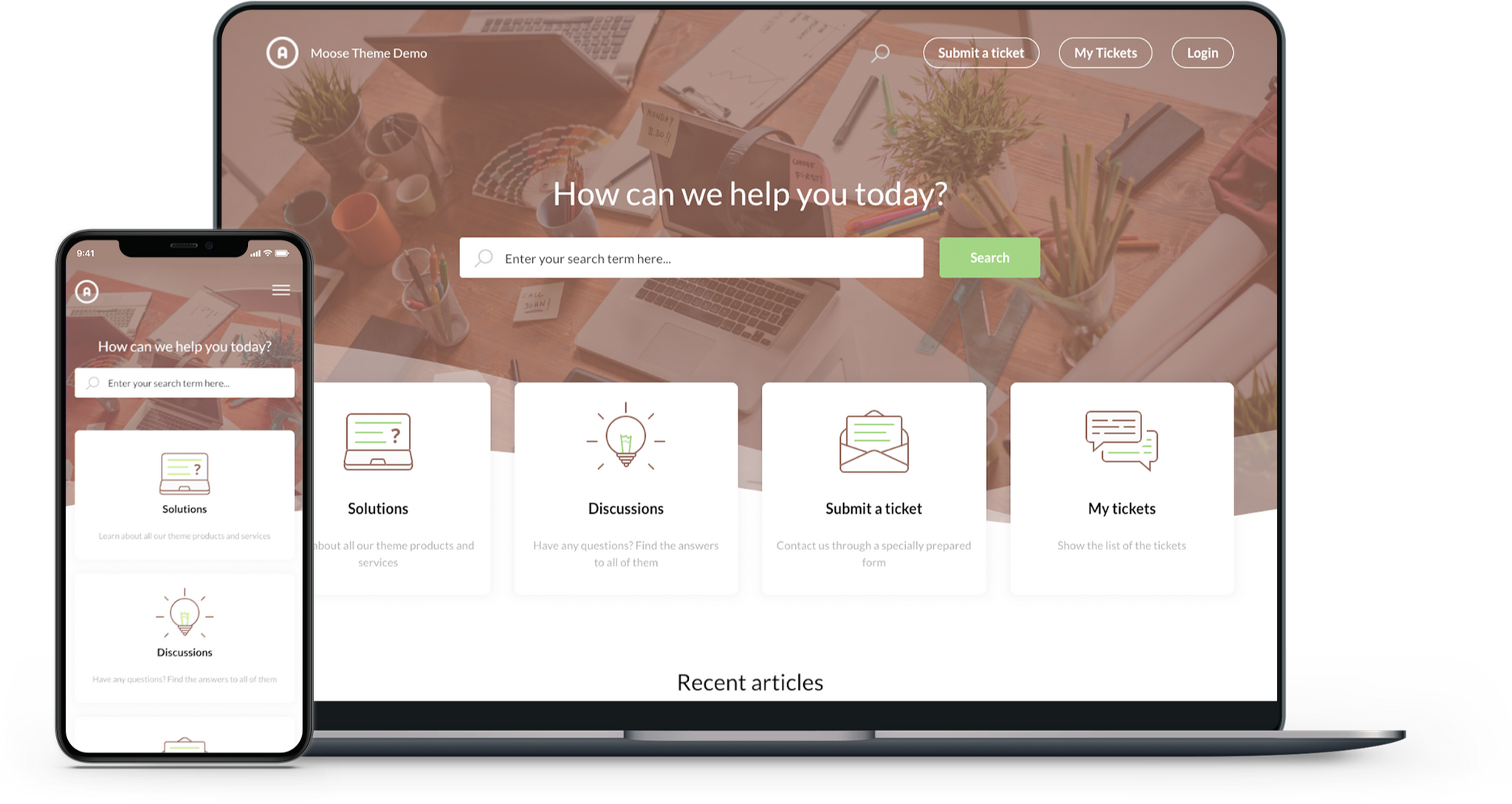Moose Brown Freshdesk and Freshservice theme