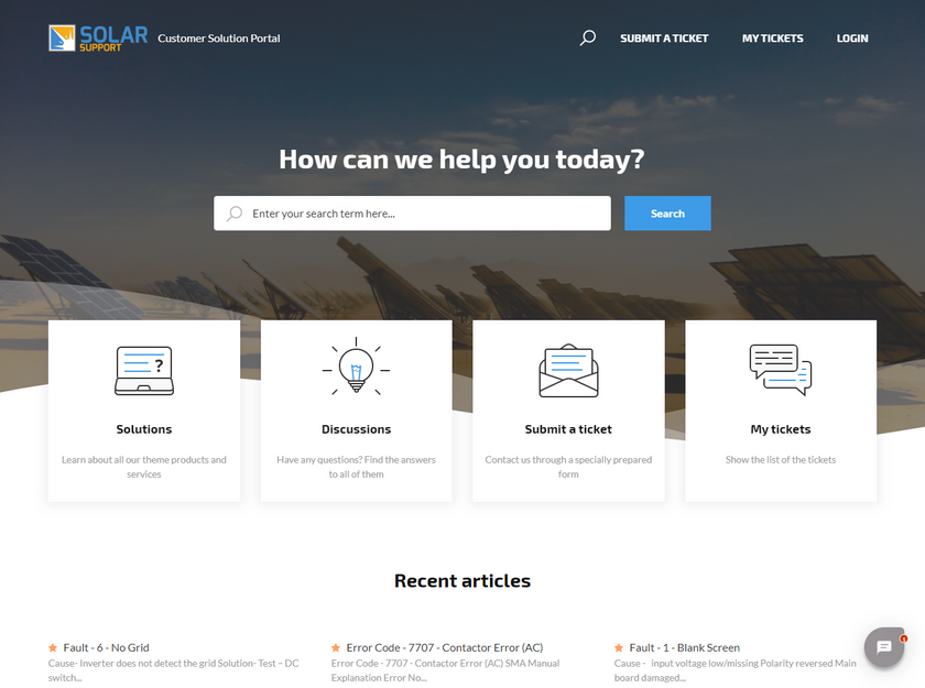 Customization example